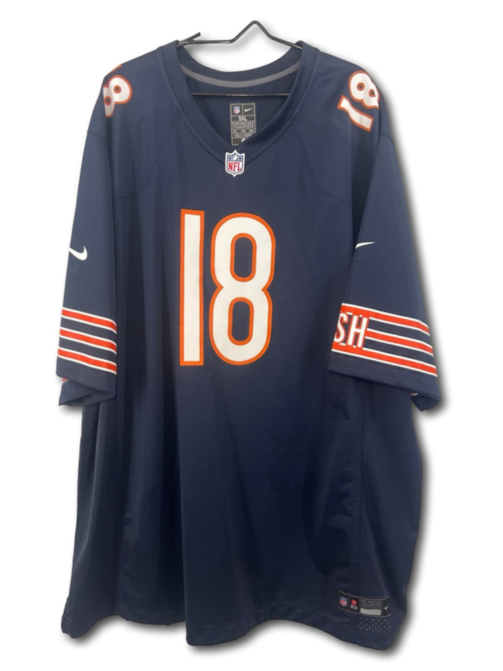 Nike Caleb Williams Chicago Bears Home Navy Jersey Size 5XL Officially Licensed